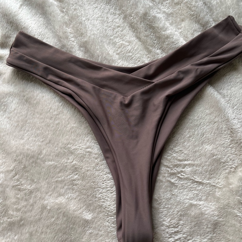 Brown SHEIN swim suit bottoms